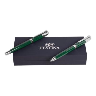 Parure Classicals Chrome Green (stylo bille & stylo plume)