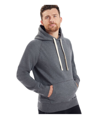 Hoodie en coton organique et polyester Homme