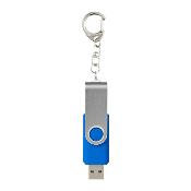Clé USB rotative avec porte-clés