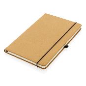 Carnet A5 à couverture rigide en cuir recyclé