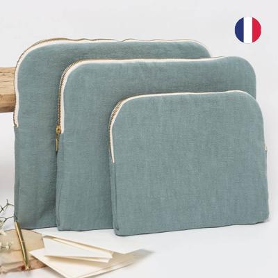 Housse d'ordinateur en lin lavé - 255 g