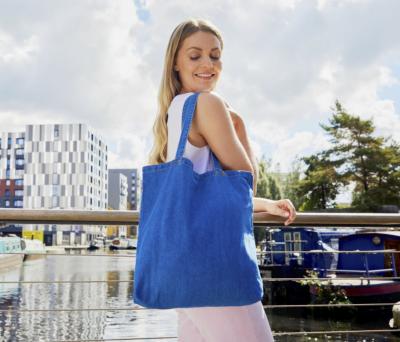 Sac shopping en denim
