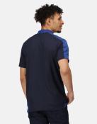 Polo contrasté