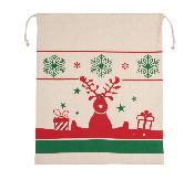 Sac avec cordon motifs de Noël