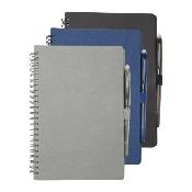 Carnet A5 à couverture souple avec parure de stylos