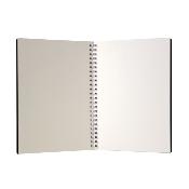 Carnet à spirale A5 en cuir recyclé