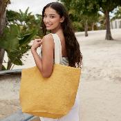 Sac de plage en toile de jute