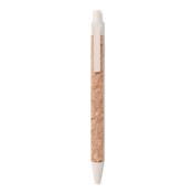 Stylo bille en liège et paille de blé