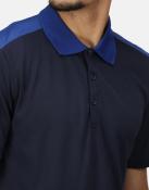 Polo contrasté