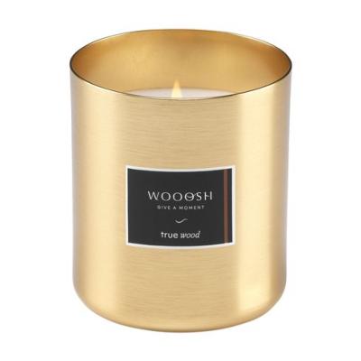Bougie parfumée avec support en aluminium