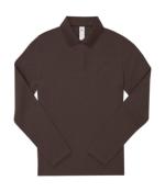 Polo manches longues en coton pour Femme - 210 g