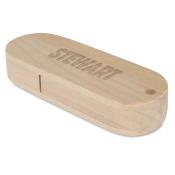 Clé USB rotative en bois