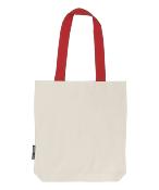 Sac shopping anses contrastées