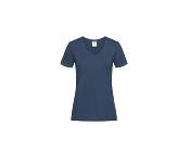 Tee-shirt femme col V 155g