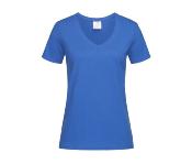 T-shirt col V - Femme - 155 g
