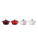 Set de 4 mini-cocottes Petits Fours en céramique