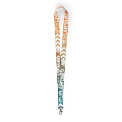 Lanyard polyester sublimé recto/verso