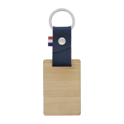 Porte-clés en matière végétale et bambou