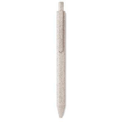 Stylo bille en paille de blé et ABS