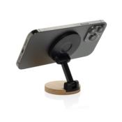 Support téléphone en bambou et plastique RCS