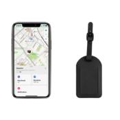 Etiquette à bagage avec géolocalisation