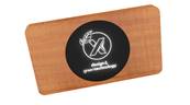 Batterie de secours/Powerbank en bambou avec logo lumineux