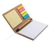 Carnet de notes A6 autocollantes avec stylo
