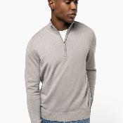 Pull à col zippé - Homme