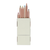 Set de 6 crayons de couleurs made in France