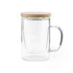 Tasse à thé avec couvercle en bambou