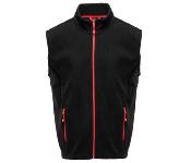 Bodywarmer polaire contrasté 
