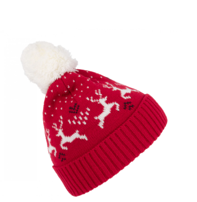 Bonnet de Noël motifs rennes