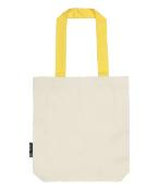 Sac shopping anses contrastées
