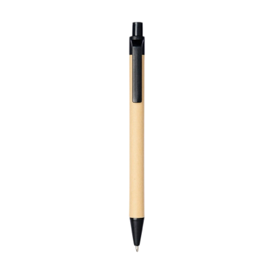 Stylo bille en carton recyclé et plastique de maïs