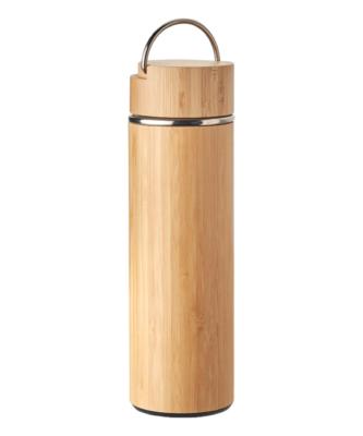 Bouteille à double paroi en bambou