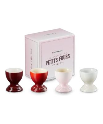 Set de 4 coquetiers Petits Fours en céramique