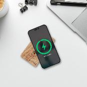 Powerbank lumineuse en bois de chêne - Made in France