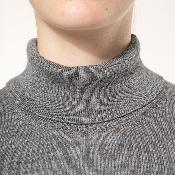 Pull Mérinos à col roulé - Femme