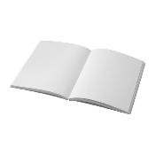 Cahier A5 recyclé à couverture souple - 100 feuilles