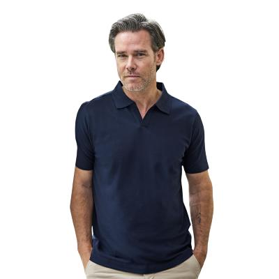 Polo stretch à col en V - Homme