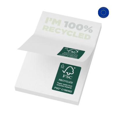 Mémos autocollants recyclés 50 x 75 mm