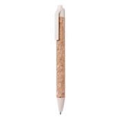 Stylo bille en liège et paille de blé
