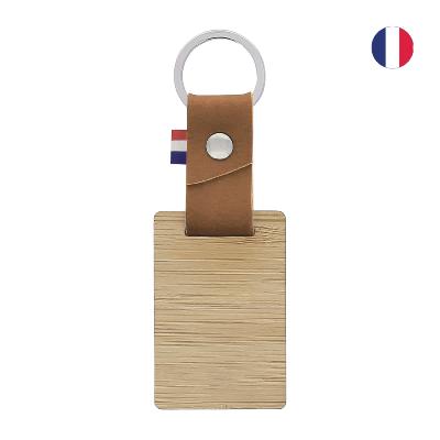 Porte-clés en matière végétale et bambou