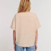 T-shirt à manches retroussées - Femme