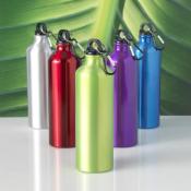 Bouteille d'eau en aluminium avec mousqueton - 770ml
