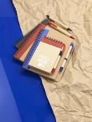 Carnet de notes recyclé avec stylo