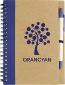 Carnet de notes recyclé avec stylo