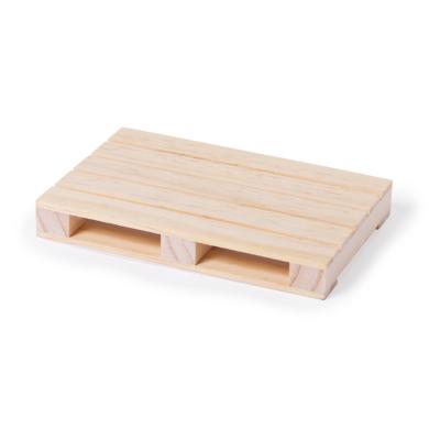 Sous-verre en forme de palette en bois