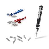 Kit d'outils en forme de stylo possédant 8 embouts