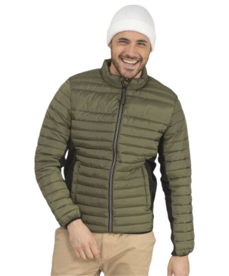 Doudoune légère bi-matière Homme
